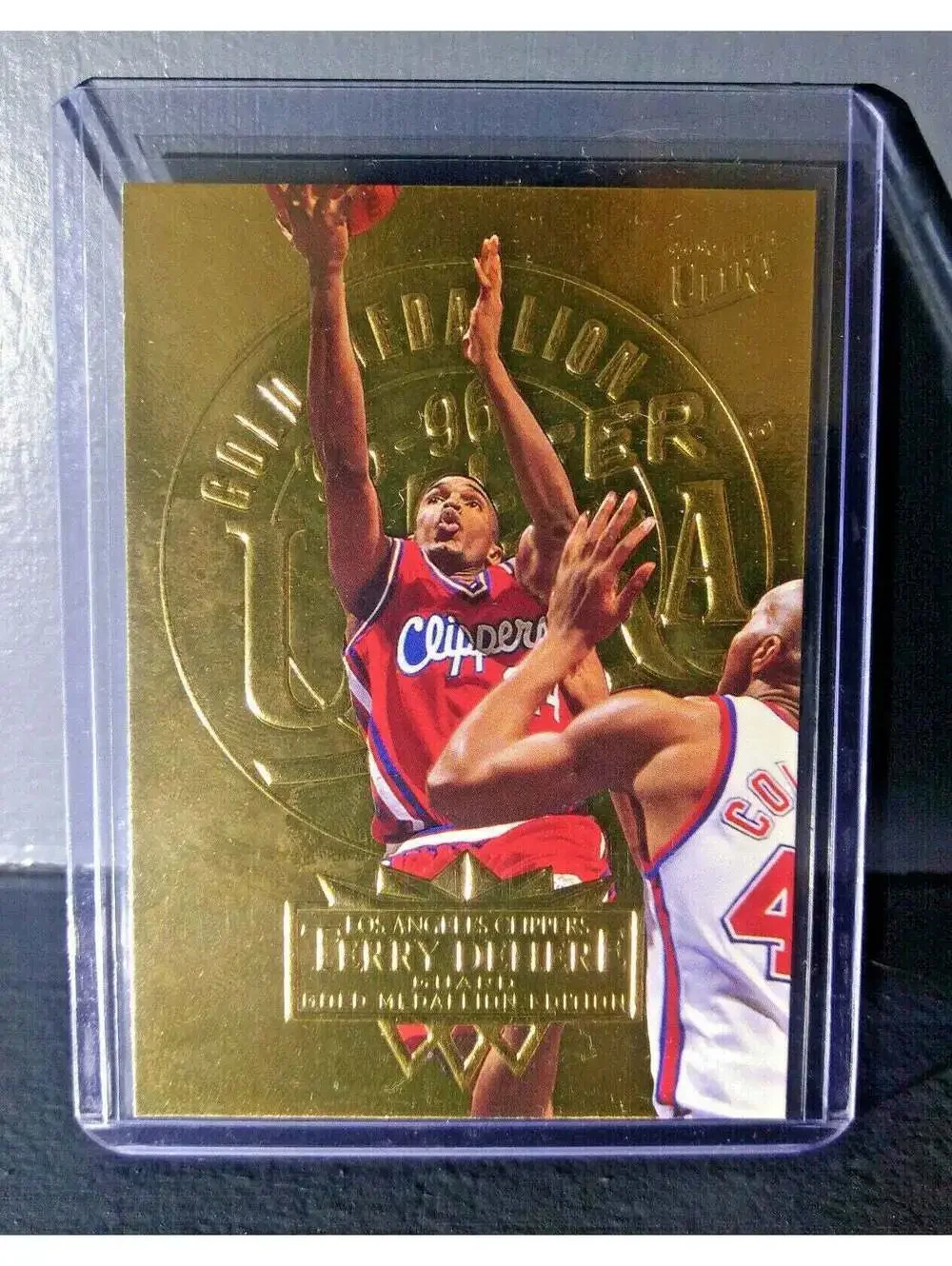 1995-96 Terry Dehere Fleer Ultra Gold Medallion #78 Basketball Card